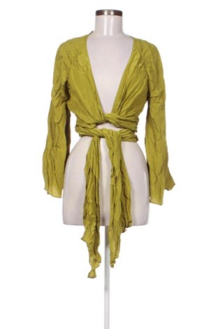 Дамска блуза Zara, Размер XS, Цвят Зелен, Цена 32,00 €