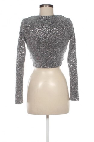 Bluzka damska Zara, Rozmiar S, Kolor Srebrzysty, Cena 35,99 zł