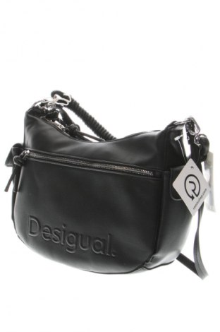 Geantă de femei Desigual, Culoare Negru, Preț 494,99 Lei