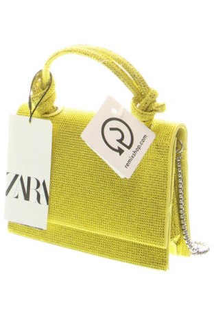Дамска чанта Zara, Цвят Жълт, Цена 27,68 €