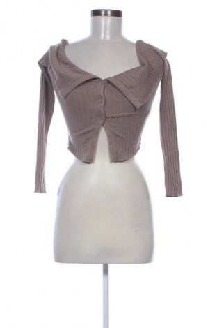 Damen Strickjacke Bershka, Größe XS, Farbe Braun, Preis 9,99 €