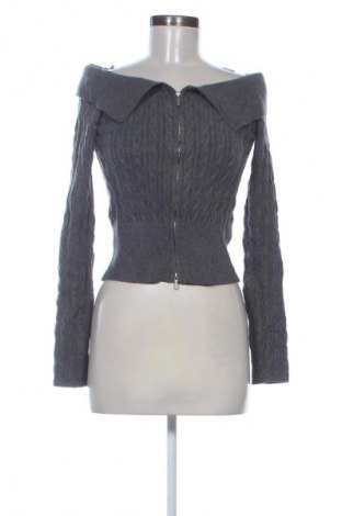 Damski kardigan Bershka, Rozmiar L, Kolor Szary, Cena 33,99 zł