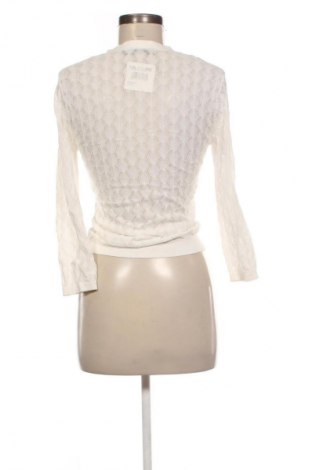 Damen Strickjacke Hallhuber, Größe S, Farbe Weiß, Preis 11,99 €