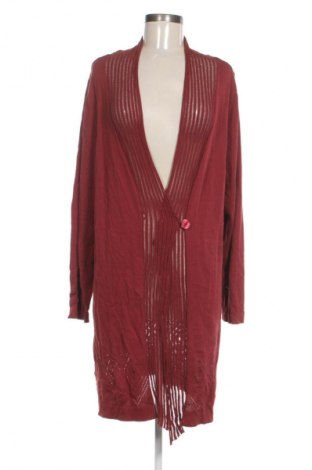 Damen Strickjacke Ulla Popken, Größe XL, Farbe Braun, Preis € 12,99