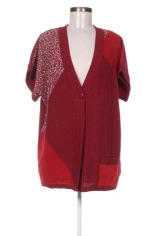 Γυναικεία ζακέτα Unbranded, Μέγεθος XL, Χρώμα Κόκκινο, Τιμή 14,74 €