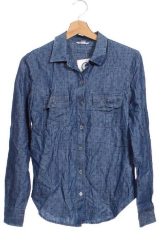 Γυναικείο πουκάμισο Calvin Klein, Μέγεθος XS, Χρώμα Μπλέ, Τιμή 22,99 €