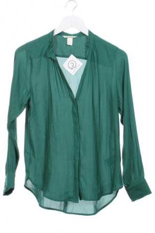 Дамска риза H&M, Размер XS, Цвят Зелен, Цена 4,09 €