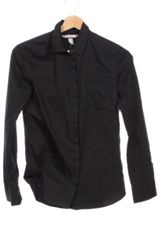 Γυναικείο πουκάμισο H&M, Μέγεθος XS, Χρώμα Μαύρο, Τιμή 4,99 €