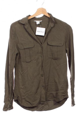 Γυναικείο πουκάμισο H&M, Μέγεθος XS, Χρώμα Πράσινο, Τιμή 5,99 €
