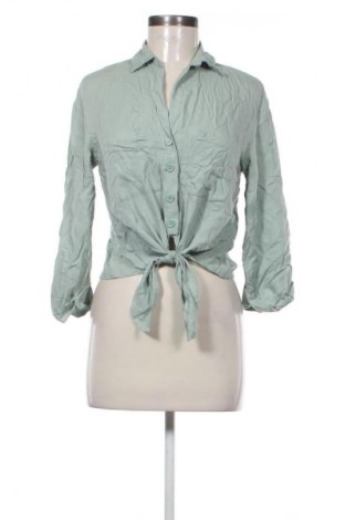 Дамска риза H&M Divided, Размер XXS, Цвят Зелен, Цена 3,57 €