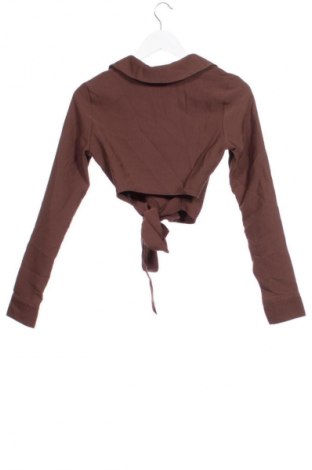 Дамска риза H&M Divided, Размер XS, Цвят Кафяв, Цена 3,57 €