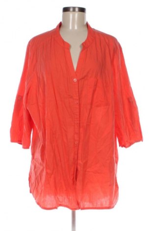 Γυναικείο πουκάμισο Janina, Μέγεθος 3XL, Χρώμα Πορτοκαλί, Τιμή 7,99 €
