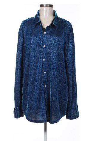 Damska koszula Manfinity, Rozmiar XXL, Kolor Niebieski, Cena 302,19 zł