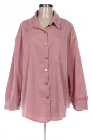 Γυναικείο πουκάμισο SHEIN, Μέγεθος XL, Χρώμα Σάπιο μήλο, Τιμή 5,99 €