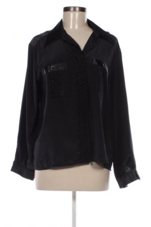 Γυναικείο πουκάμισο Unbranded, Μέγεθος L, Χρώμα Μαύρο, Τιμή 12,77 €