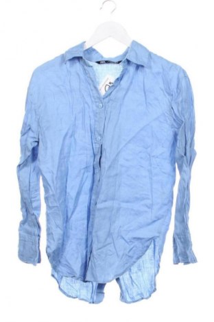 Cămașă de femei Zara, Mărime XS, Culoare Albastru, Preț 52,99 Lei