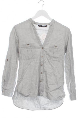 Дамска риза Zara, Размер XS, Цвят Сив, Цена 7,15 €