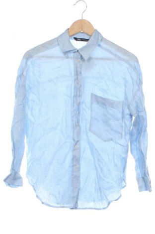 Дамска риза Zara, Размер XS, Цвят Син, Цена 8,69 €