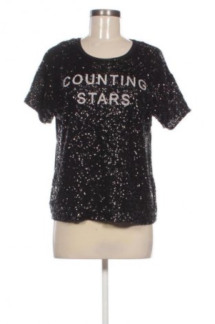 Дамска тениска Bershka, Размер S, Цвят Черен, Цена 5,62 €