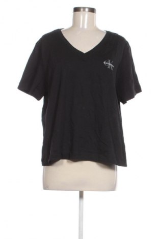 Дамска тениска Calvin Klein Jeans, Размер XL, Цвят Черен, Цена 29,14 €