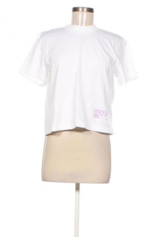 Damen T-Shirt Calvin Klein Jeans, Größe XL, Farbe Weiß, Preis 17,46 €