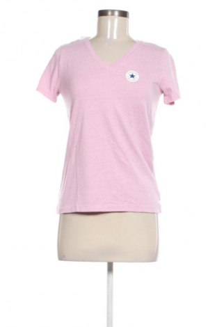 Дамска тениска Converse, Размер S, Цвят Розов, Цена 13,80 €