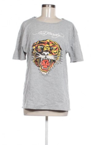 Dámske tričko Ed Hardy, Veľkosť XL, Farba Sivá, Cena  15,95 €