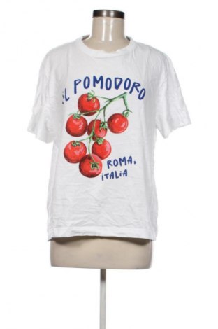 Damen T-Shirt H&M, Größe L, Farbe Weiß, Preis 8,99 €