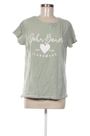 Дамска тениска John Baner, Размер L, Цвят Зелен, Цена 6,64 €