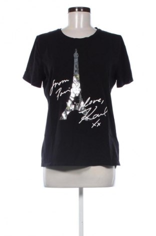 Tricou de femei Karl Lagerfeld, Mărime M, Culoare Negru, Preț 181,27 Lei