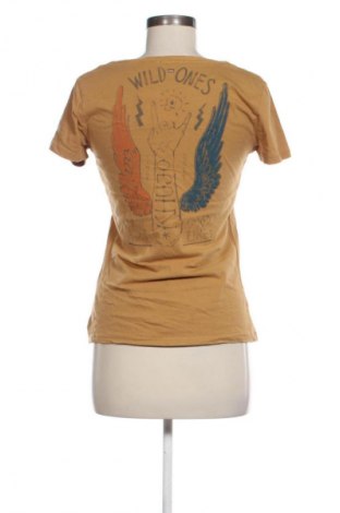 Damski T-shirt Khujo, Rozmiar S, Kolor Brązowy, Cena 53,58 zł