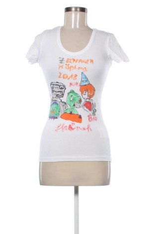 Damski T-shirt Laura Torelli, Rozmiar XS, Kolor Biały, Cena 41,99 zł