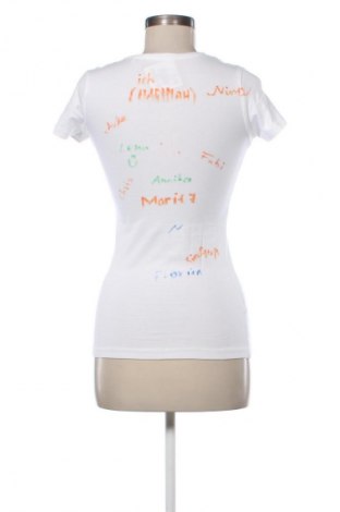 Damski T-shirt Laura Torelli, Rozmiar XS, Kolor Biały, Cena 41,99 zł