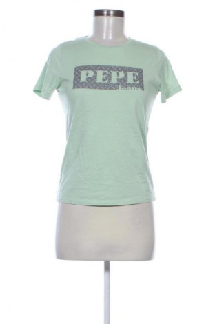 Дамска тениска Pepe Jeans, Размер XS, Цвят Зелен, Цена 14,00 €