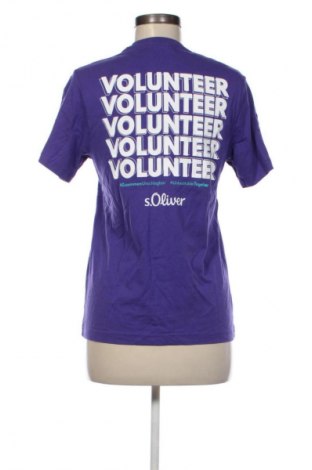 Damen T-Shirt S.Oliver, Größe S, Farbe Lila, Preis 11,99 €