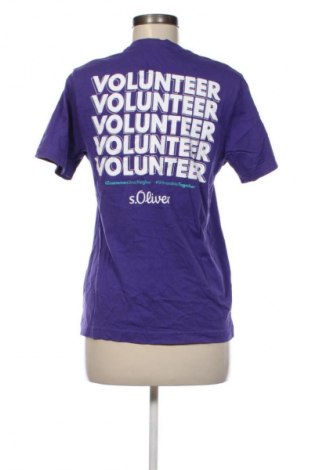 Дамска тениска S.Oliver, Размер S, Цвят Лилав, Цена 9,71 €
