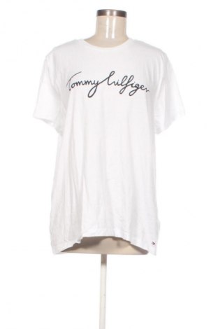 Damski T-shirt Tommy Hilfiger, Rozmiar 3XL, Kolor Biały, Cena 93,54 zł