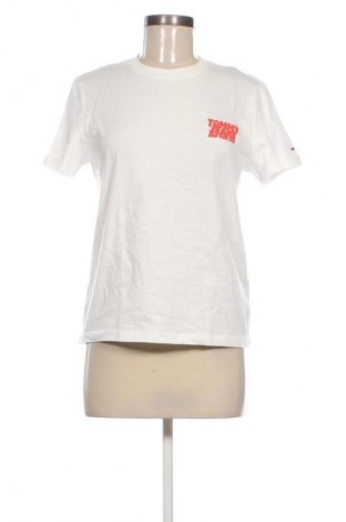 Női póló Tommy Jeans, Méret M, Szín Fehér, Ár 21 029 Ft