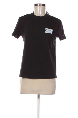 Дамска тениска Tommy Jeans, Размер M, Цвят Черен, Цена 29,14 €