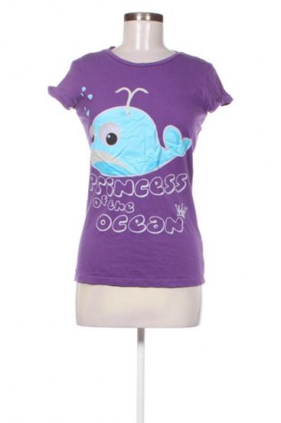 Damski T-shirt Kenvelo, Rozmiar M, Kolor Fioletowy, Cena 48,23 zł