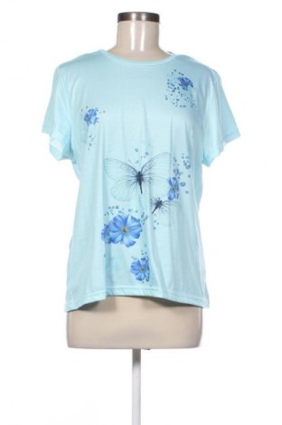 Дамска тениска Unbranded, Размер L, Цвят Син, Цена 8,68 €