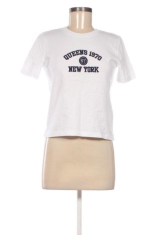 Damski T-shirt Zara, Rozmiar M, Kolor Biały, Cena 32,15 zł