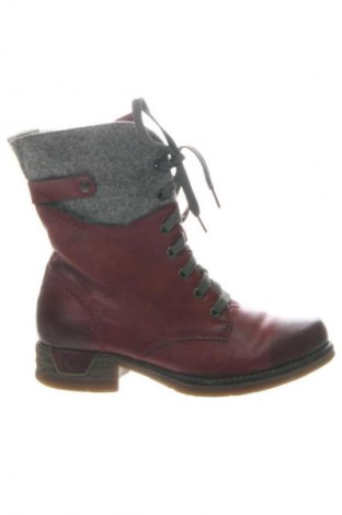 Damskie botki Rieker, Rozmiar 37, Kolor Czerwony, Cena 257,59 zł