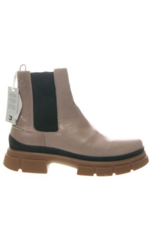Damskie botki Tommy Hilfiger, Rozmiar 41, Kolor Beżowy, Cena 913,57 zł