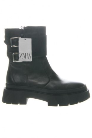Damskie botki Zara, Rozmiar 40, Kolor Czarny, Cena 423,37 zł