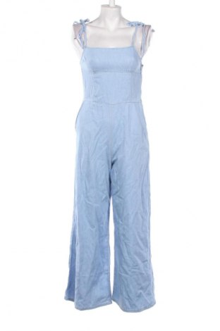 Дамски дълъг гащеризон Bershka, Размер S, Цвят Син, Цена 25,00 €