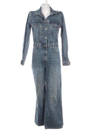 Дамски дълъг гащеризон Zara, Размер L, Цвят Син, Цена 21,00 €