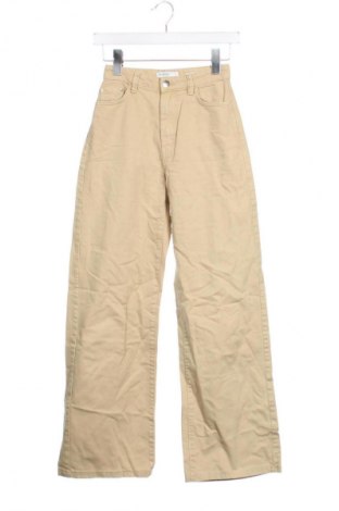 Női farmernadrág Bershka, Méret XXS, Szín Bézs, Ár 5 009 Ft
