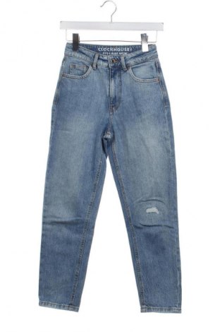 Damskie jeansy Clockhouse, Rozmiar XS, Kolor Niebieski, Cena 79,00 zł