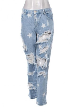 Damskie jeansy Glamorous, Rozmiar L, Kolor Kolorowy, Cena 112,53 zł